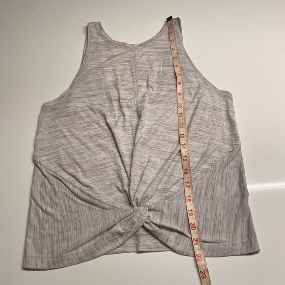 Athleta Twist Tank Top Sleeveless Gray Size Medium - Picture 8 of 8